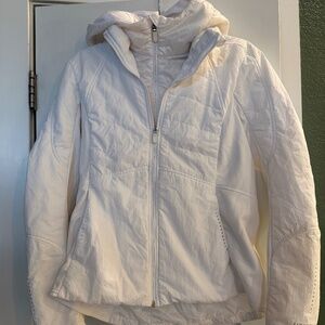 Lululemon White Winter Coat